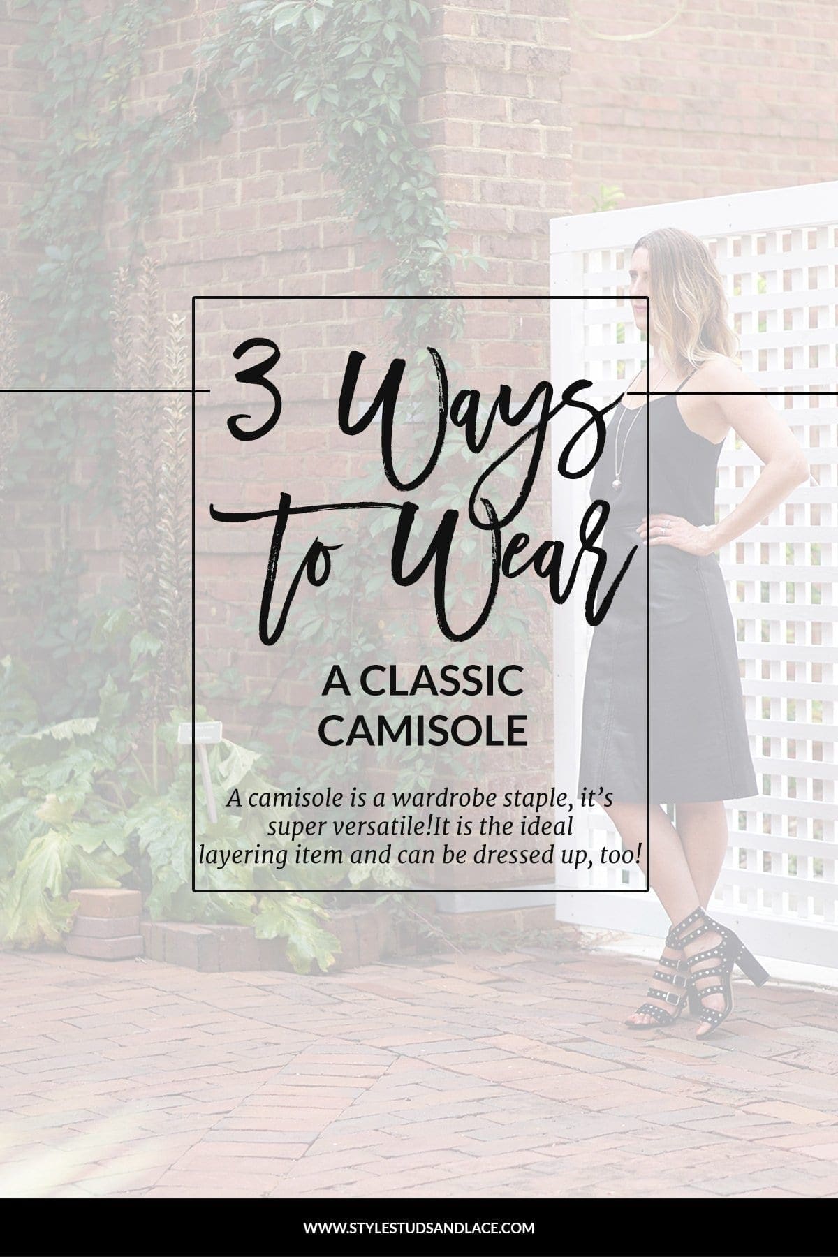 Three simple ways to breathe new life into your camisole | A vest is a wardrobe staple, it’s versatile and can be worn to work, at the weekend, on a night out and is perfect layering.