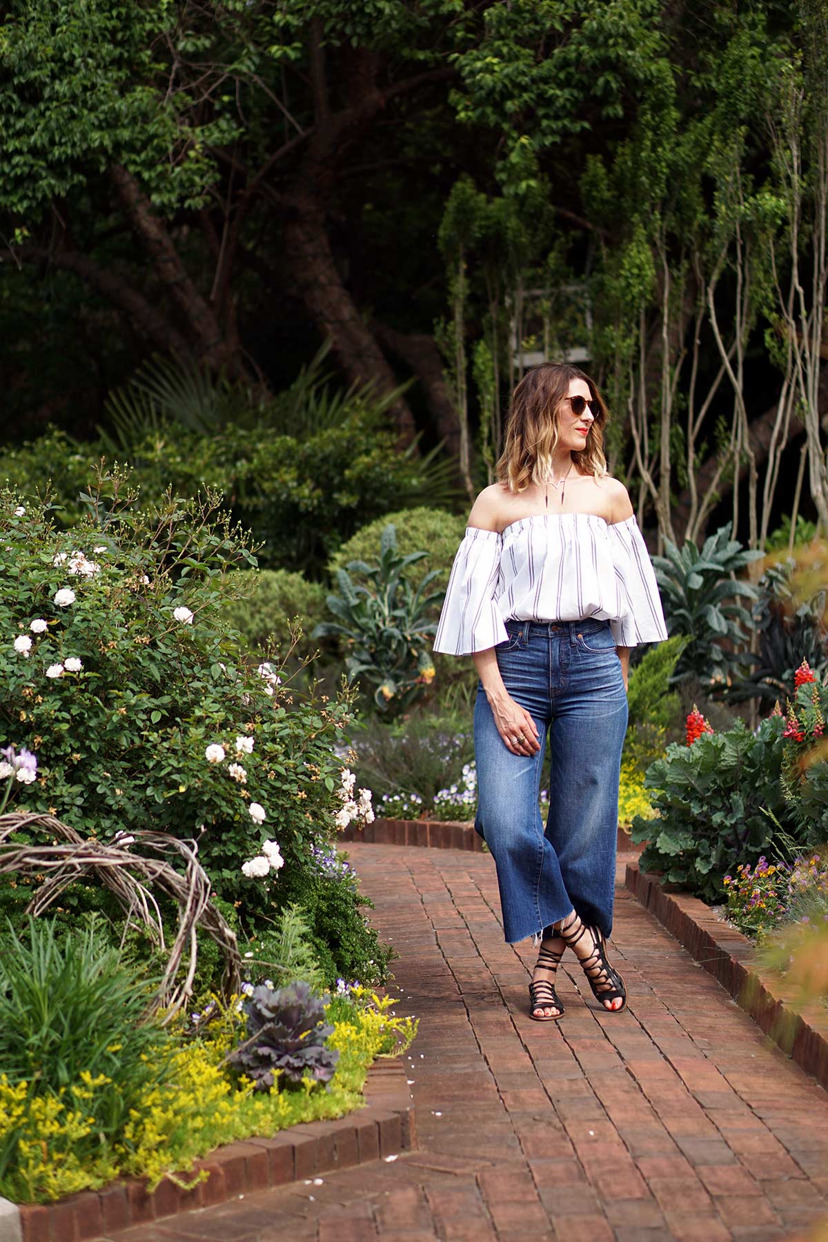 3 ways to wear wide-leg cropped jeans - Niki Whittle