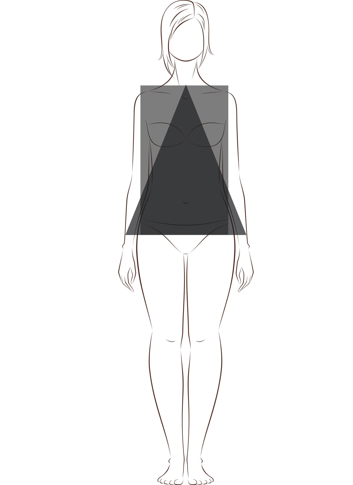 pear-body-shape-and-column-body-shape