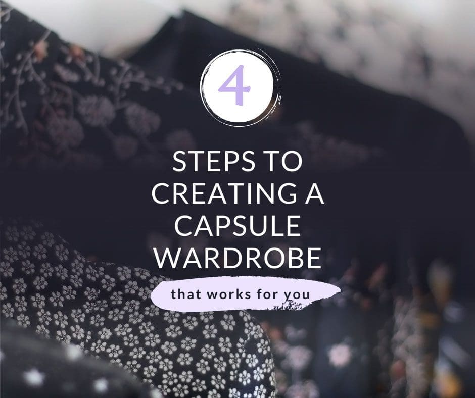 Advise from an online personal stylist on how to build a capsule collection